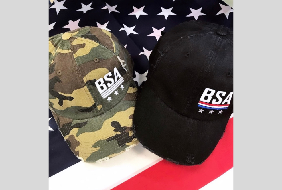 Distressed BSA hats