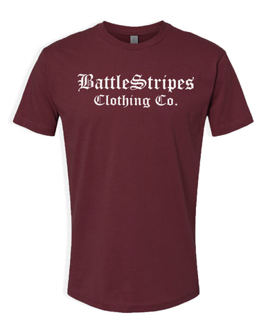 BattleStripes Clothing Co. Maroon Tee