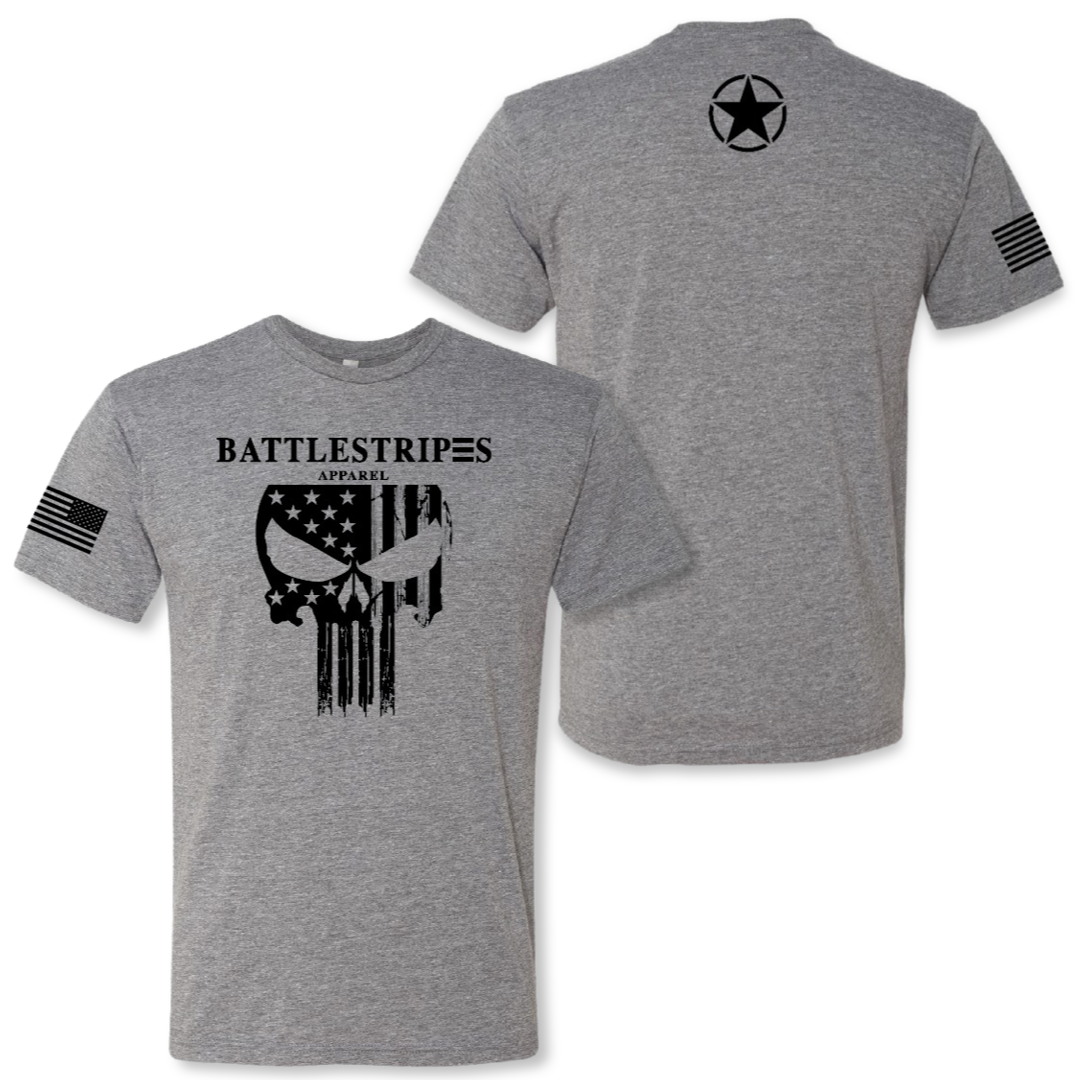 Men&#39;s Grey skull T-Shirt